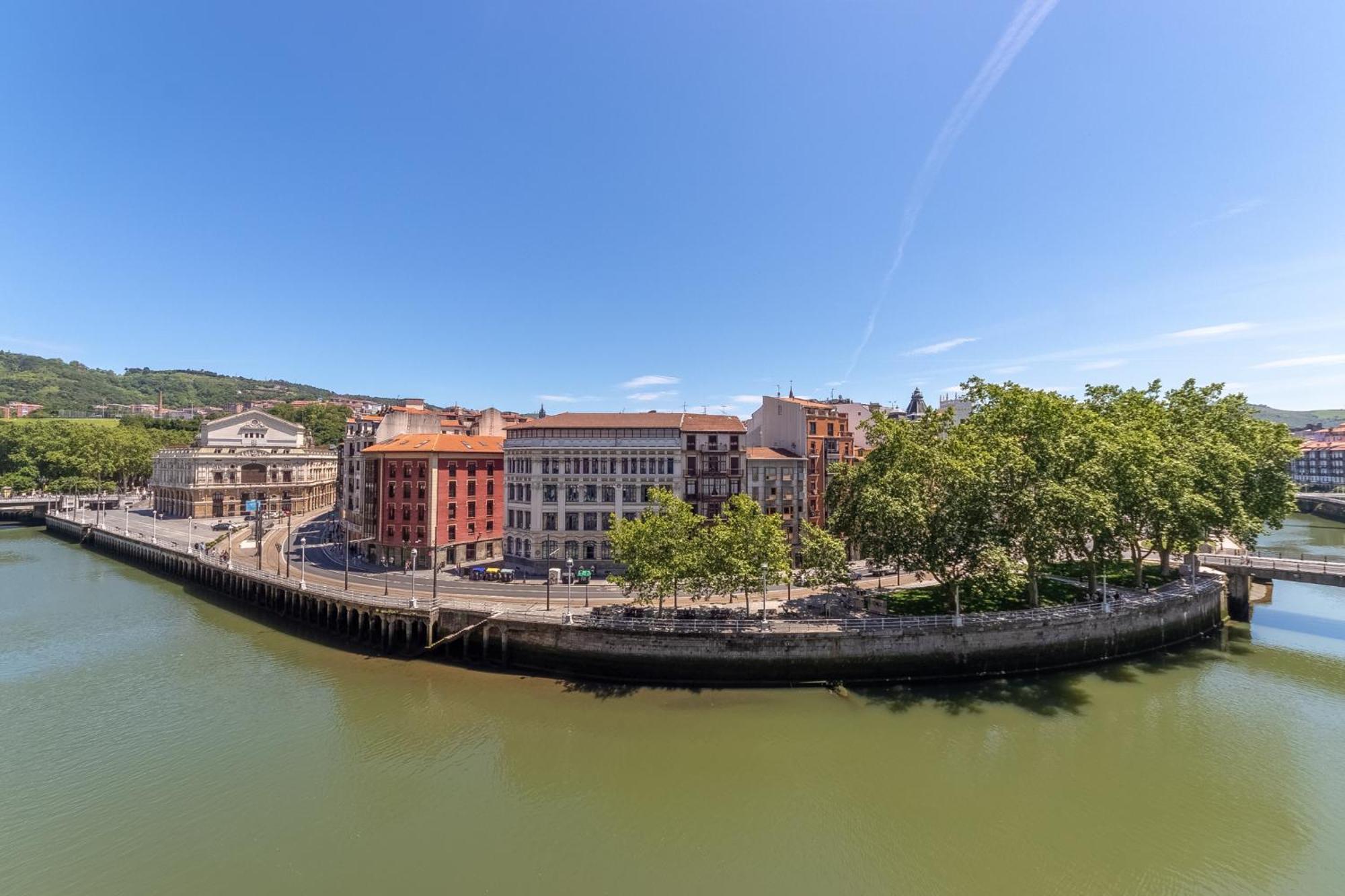 Apartamento Con Vistas A La Ria Билбао Екстериор снимка